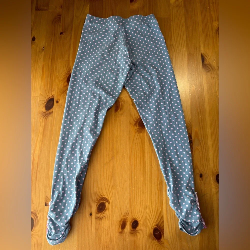 Girls' Matilda Jane Polka Dot‎ Ruffle Button Leggings Size 8